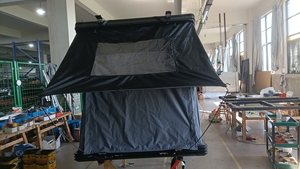 Tenda da Tetto Deluxe 4 Stagioni Tende da Tetto per Campeggio Esterno Monostrato Rimovibile per Auto per <span class=keywords><strong>Viaggi</strong></span> su SUV/Auto/Veicoli - Product Image 4