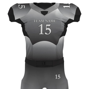 Service OEM, vente en gros d'uniformes de football américain avec logo personnalisé, haute qualité, 100% polyester, ensemble d'uniformes de football américain - Product Image 3