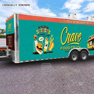 Square Fountain Trailer DOT VIN CE Approved Fully Equipped For Chocolate <b>Machine</b> Hot Dog Fast Street Business Food Truck - Product Image 6