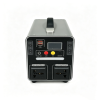 Station portable 300W, panneau solaire 500W, batterie LiFePO4 1KW, onduleur à onde sinusoïdale modifiée/pure, allume-cigare, kit solaire MPPT