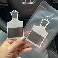 Diffuseur de parfum de voiture de luxe en papier absorbant en coton, design suspendu, personnalisé avec logo, désodorisant en forme de carte