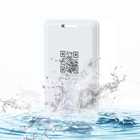 Balise de suivi IoT étanche IP67 avec capteur d'accéléromètre Bluetooth 5.0 et déclencheur par bouton, format badge