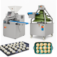 Machine automatique de division et de façonnage de pâte pour la production de pains, de toasts, de pains à hamburger, de bagels, ligne de production de boulangerie