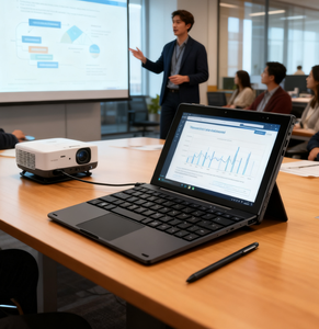 แท็บเล็ตธุรกิจรุ่นใหม่ระดับพรีเมียม Intel ขนาด 11.6 นิ้ว แบบ <span class=keywords><strong>2</strong></span>-in-1 พร้อมปากกา Active Pen รองรับ Wi-Fi ระบบปฏิบัติการ Windows 11 หน่วยความจำ 4GB+64GB แบตเตอรี่ 4300mAh บริการ OEM - Product Image 3