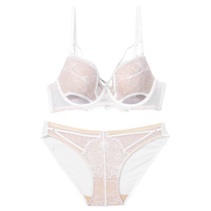 Best Selling See-through Ultra-<b>thin</b> Ladies <b>Bra</b> and Underwear Set High Quality Women Lingerie Set - Product Image 4