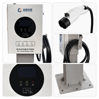 Cargador de CC para Vehículos Eléctricos de 40kW, Entrada de CA de 400V, Compatible con CCS2, CHAdeMO y GB/T, para Gestión de Flotas y Servicio de Carga Pública
