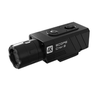 Nouvelle caméra RunCam Scope Cam 2 4K pour airsoft, zoom numérique, réticule personnalisé, étanche IP64, paintball, application, 1400mAh, 128G, Scopecam