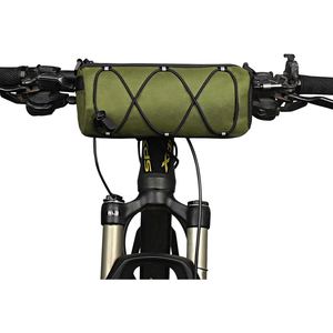 Sac de guidon de vélo de grande capacité 2,5 L, imperméable, durable, en nylon jacquard 420, style sport, VTT, noir - Product Image 6