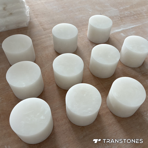 <span class=keywords><strong>Support</strong></span> en marbre onyx <span class=keywords><strong>de</strong></span> taille personnalisée aiguisé rond solide pierre d'albâtre translucide - Product Image 2