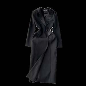 Robe midi élégante de haute qualité à col cranté pour femmes, taille plus, robes en dentelle empire, robes élégantes pour femmes, vêtements pour femmes - Product Image 5