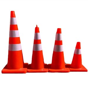 900mm 90cm lớn đường giao thông nón <span class=keywords><strong>PVC</strong></span> giao thông nón với dải phản quang - Product Image 1