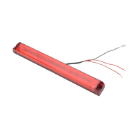 Feux arrière de camion tracteur à LED séquentiels lumineux, clignotants à défilement, feux de position latéraux longs (rouge/ambre)