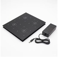 Lampe de table sans fil rechargeable de haute qualité en alliage d'aluminium pour usage commercial, restaurant, avec charge sans fil, fabricant