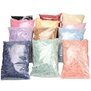 500 g/Pack Alta Qualidade Decorativa Raffia Shredded Box Enchimento Crinkle Cut <span class=keywords><strong>Paper</strong></span> Shred Filler Papel Shredded para Gift Box Filler - Product Image 1