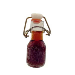 热销5盎司150毫升玻璃辣椒酱玻璃瓶包装带秋盖