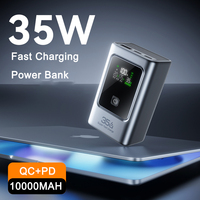 Baterías Portátiles Mini al por Mayor, Alta Potencia 35W, Carga Súper Rápida, LED Inteligente, 10000mah, Triple USB, Alta Calidad, 15 Meses de Garantía