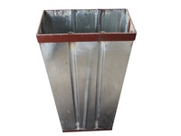 Nouveau seau de refroidissement en métal durable pour le stockage de glace en blocs 50 kg