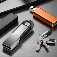 Cadeaux de logo personnalisé Clé USB avec options de stockage de 1 Go à 128 Go Mini clé USB en métal