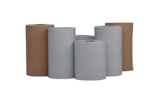Doublure thermique directe <span class=keywords><strong>Blackmark</strong></span> blanc sans étiquette autocollant de code à barres rouleaux d'étiquettes d'étagère de supermarché pour imprimante Honeywell Epson Zebra - Product Image 4