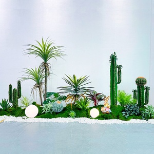 Plantas Verdes <span class=keywords><strong>de</strong></span> Simulación Nórdica para Interiores: Cactus Tropical, Sisal, Areca, <span class=keywords><strong>Palmera</strong></span>, <span class=keywords><strong>Cola</strong></span> <span class=keywords><strong>de</strong></span> <span class=keywords><strong>Caballo</strong></span>, Plantas en Macetas <span class=keywords><strong>de</strong></span> Hierro - Product Image 4
