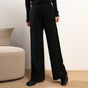 <span class=keywords><strong>Pantalon</strong></span> d'hiver <span class=keywords><strong>en</strong></span> tricot de laine et cachemire pour femmes, <span class=keywords><strong>pantalon</strong></span> legging chaud et doux avec poches - Product Image 2