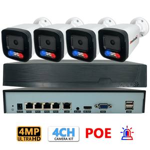 Ensemble de caméra Ippoe à détection humanoïde intelligente à double lumière rouge et bleue 4mp Conversation bidirectionnelle Seetongapp - Product Image 2