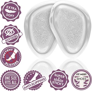 แผ่นรองฝ่า<span class=keywords><strong>เท้า</strong></span>สำหรับผู้หญิงและผู้ชายใช้ซ้ำได้ป้องกันแผลพุพองและแคลลัส - Product Image 4