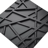 Panneaux muraux décoratifs 3D en PVC gaufré, imperméables, géométriques modernes, pour hôtels, revêtements muraux intérieurs, affiches et panneaux de décoration