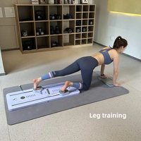 Planche de fitness multifonctionnelle en stock dans l'entrepôt européen pour l'exercice à domicile, avec support pour le yoga et le Pilates (pour le marché international)