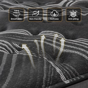 14 inch hiện đại King-size khách sạn phòng ngủ làm mát Gel Bộ nhớ bọt Nệm túi mùa xuân chân không cuộn nén đồ nội thất nhà - Product Image 4