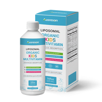 Boisson multivitaminée liposomale pour enfants, halal, végétalienne, sans sucre, à base de pectine, pour le bien-être quotidien