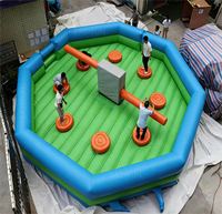 EASYFUN Jeu gonflable Wipeout Meltdown personnalisé en usine, jeu d'amusement commercial Eliminator pour parc de trampolines