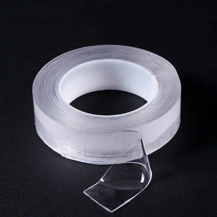Free Sample Double Sided Washable Adhesive Silicone Tape Nano Tape  Multifunctional Removable Transparent Tape - China Washable Tape, Reusable  Tape