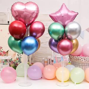 Plastic Single <b>Balloon</b> Stand Kit with Base for Birthday Graduation Wedding Christmas Parties - Product Image 3