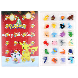 Figuras de acción de Pokémon para niños, Set de 24 unidades de figuras de Pokémon en PVC con <span class=keywords><strong>Calendario</strong></span> de Adviento, regalo Kawaii de Pikachu - Product Image 5