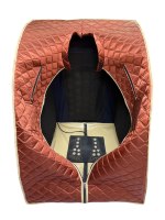Chambres de sauna à infrarouge lointain sec et durable Coussin de pied Tente de sauna à l'ozone Prix bon marché pour une personne avec chaise Sac portable Perte de poids