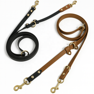 Ensemble collier et <span class=keywords><strong>laisse</strong></span> pour chien de luxe, durable, imperméable, couleurs personnalisées, collier et <span class=keywords><strong>laisse</strong></span> <span class=keywords><strong>en</strong></span> PVC avec boucle <span class=keywords><strong>en</strong></span> métal robuste - Product Image 2