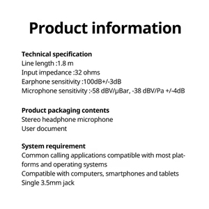 <span class=keywords><strong>Casque</strong></span> stéréo multifonction de classe entreprise <span class=keywords><strong>Logitech</strong></span> H111 avec <span class=keywords><strong>casque</strong></span> de microphone antibruit <span class=keywords><strong>Prise</strong></span> audio 3.5mm - Product Image 6