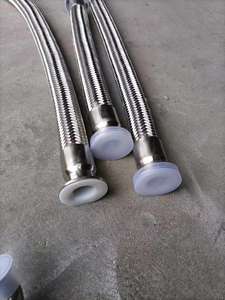 Гибкий гофрированный металлический шланг проволочный плетеный из нержавеющей стали Коррозионностойкие резиновые шланги/плетеный шланг из нержавеющей стали - Product Image 2