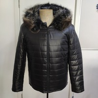 Nouvelle conception OEM personnalisée, parka d'hiver pour homme, noire, épaisse, imperméable, respirante, grande taille, col montant, fermeture éclair