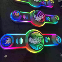 Kaca Cermin Infinity Kustom untuk Dekorasi Dinding Klub Malam, KTV, Bar, Lounge, Dekorasi Klub Modern, Hiasan Dinding Gantung