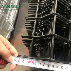 Ngoài Trời Vườn Trang Trí An Ninh Hàn Chống Gỉ Màu Xanh Lá Cây <span class=keywords><strong>PVC</strong></span> Tráng 3D Cong Hàng Rào Bảng Điều Chỉnh - Product Image 5