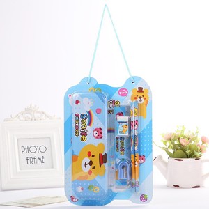 Estuche de lápices Hello Kitty con regla y sacapuntas, set de regalo para útiles escolares infantiles - Product Image 3