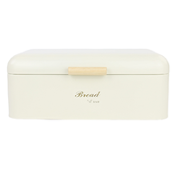 Fabricants Réfrigérateur de cuisine Grande poubelle à pain rectangulaire Boîte à pain en métal avec couvercles