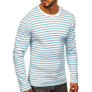 T-shirt à manches longues pour homme, coupe ajustée, imprimé sur mesure, avec logo personnalisé, respirant, séchage rapide, vêtements décontractés - Product Image 4