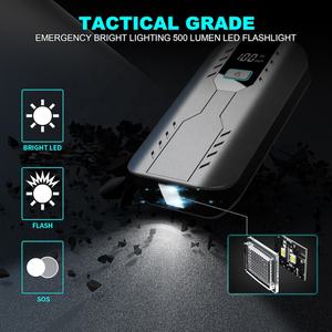 Сертифицированный CE 12В 2500А сверхмощный пусковой аккумулятор с LED-подсветкой для легковых и грузовых автомобилей, мотоциклов, с функцией LED-фонаря - Product Image 6