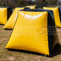 Bunker Gonflable Commercial Personnalisé Obstacle Paintball Speed Ball Pistolet Paintball Gonflable pour le Sport