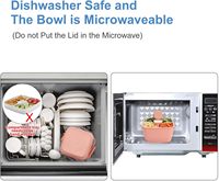 Boîte à salade portable réutilisable, 4 compartiments, écologique, sans BPA, étanche, utilisable au micro-ondes, capacité 1-3L