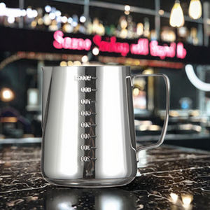 Tazza moderna in acciaio inox per caffè <span class=keywords><strong>Espresso</strong></span> Cappuccino Latte Art molteplici capacità con scala in metallo - Product Image 3