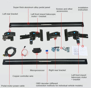 Estribos Eléctricos Plegables con Luces LED, Repuestos para Automóviles, Estribo Lateral Eléctrico Desplegable para Ford <span class=keywords><strong>Bronco</strong></span> (Versión de <span class=keywords><strong>Dos</strong></span> Puertas) - Product Image 4